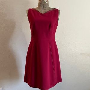 Elie Tahari Wine Red Dress - gently pre-loved